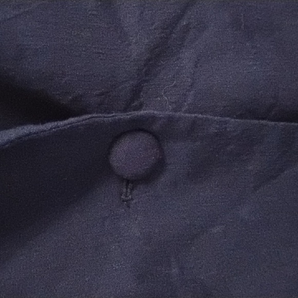 Halston Heritage Luxury Business Acadamia Preppy Classic Dark Blue Blazer - Picture 7 of 16